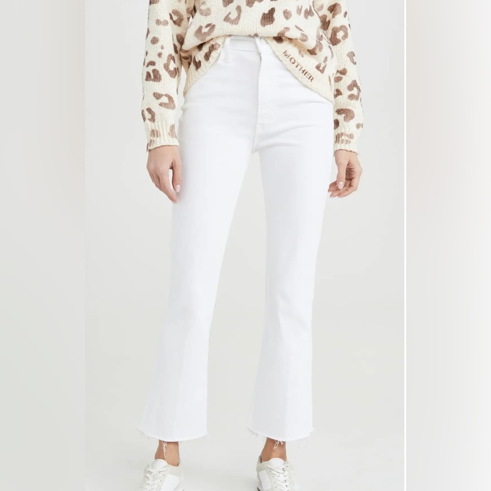 Mother The Hustler Ankle Fray Jeans in Fairest of Them All
